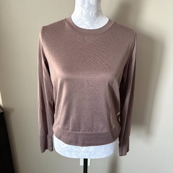 Vuori Women's Daydream Crew Performance Top Burnt Clay Small - Picture 2 of 5